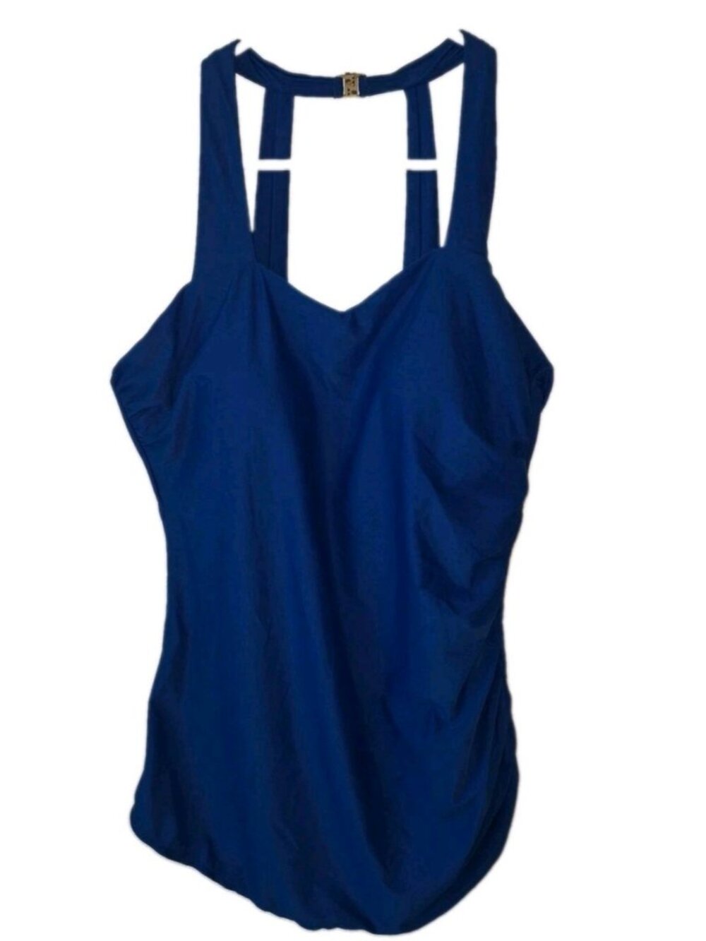 D & D Lifestyle Women's Size 18 Blue Bathing Swim Swimsuit